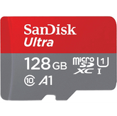 SanDisk 128GB Ultra microSDXC Memory Card with Adapter - Up to 140MB/s